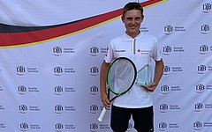 Tennis-Nachwuchstalent Flynn Baumert feiert bei den DJM einen seiner bislang größten Erfolge